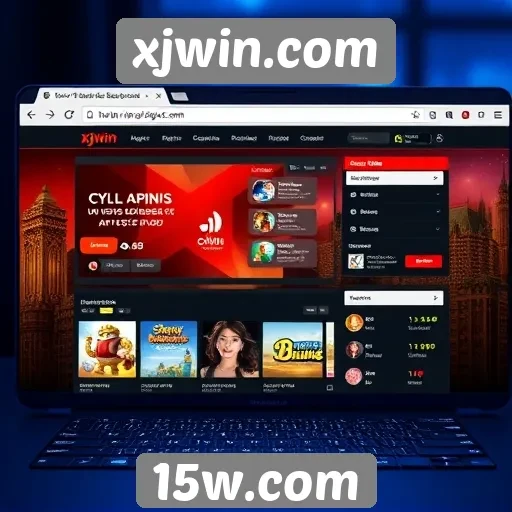 Análise da interface de usuário do xjwin.com